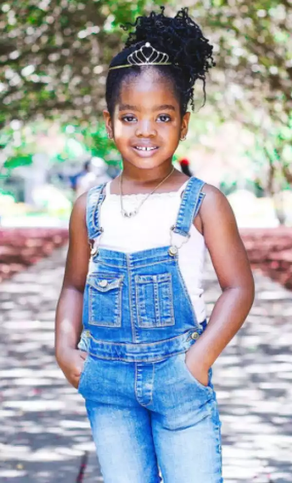 Photos: Basketmouth Shares Beautiful Photos Of His Daughter, Janelle Okpocha As She Turns 5 Today!